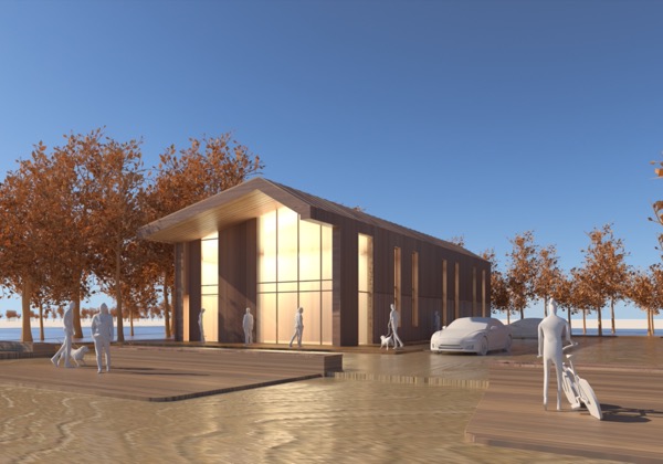 29 Illustrative view of redeveloped Osidge Lane 1